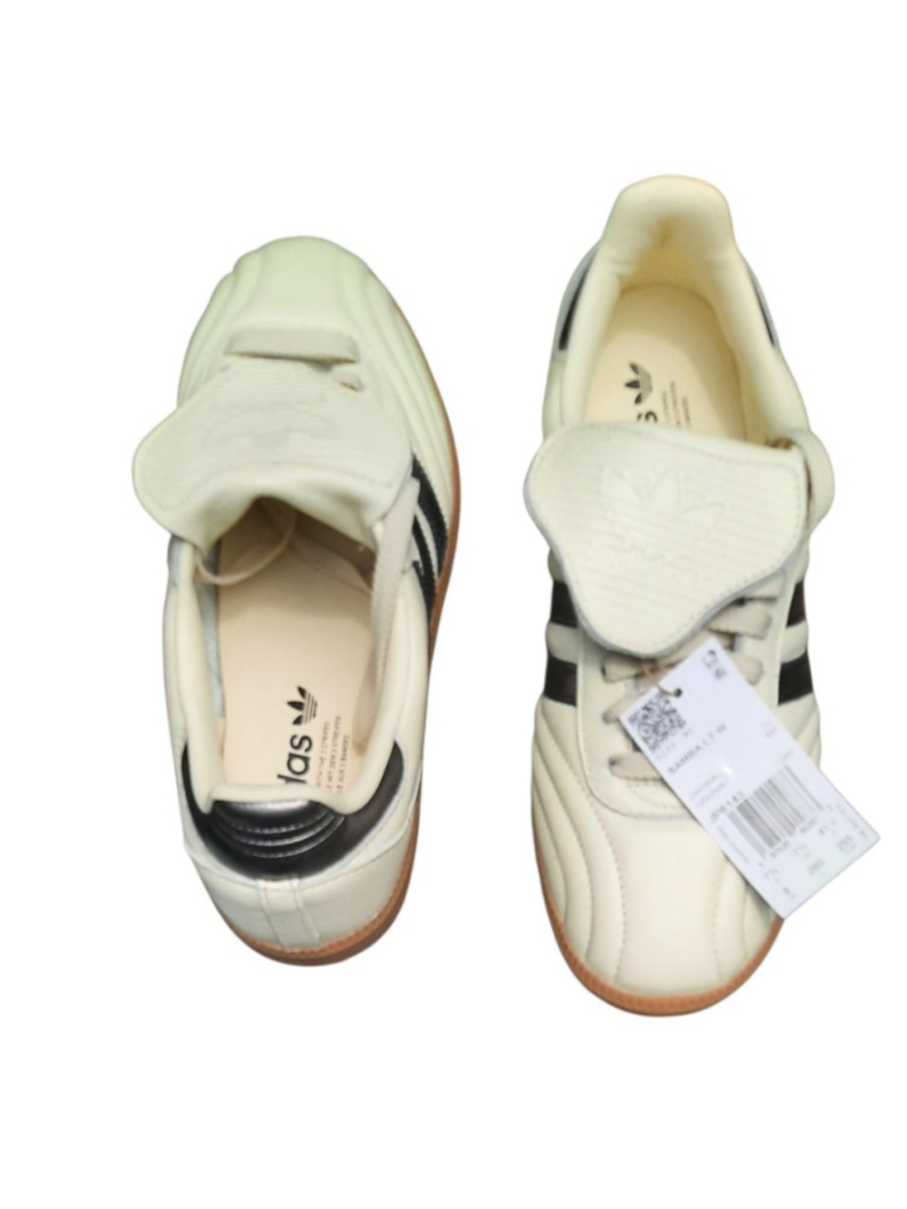 Adidas WMNS Samba LT Cream White Core Black JP6143 Women's Size 9 - Picture 4 of 6